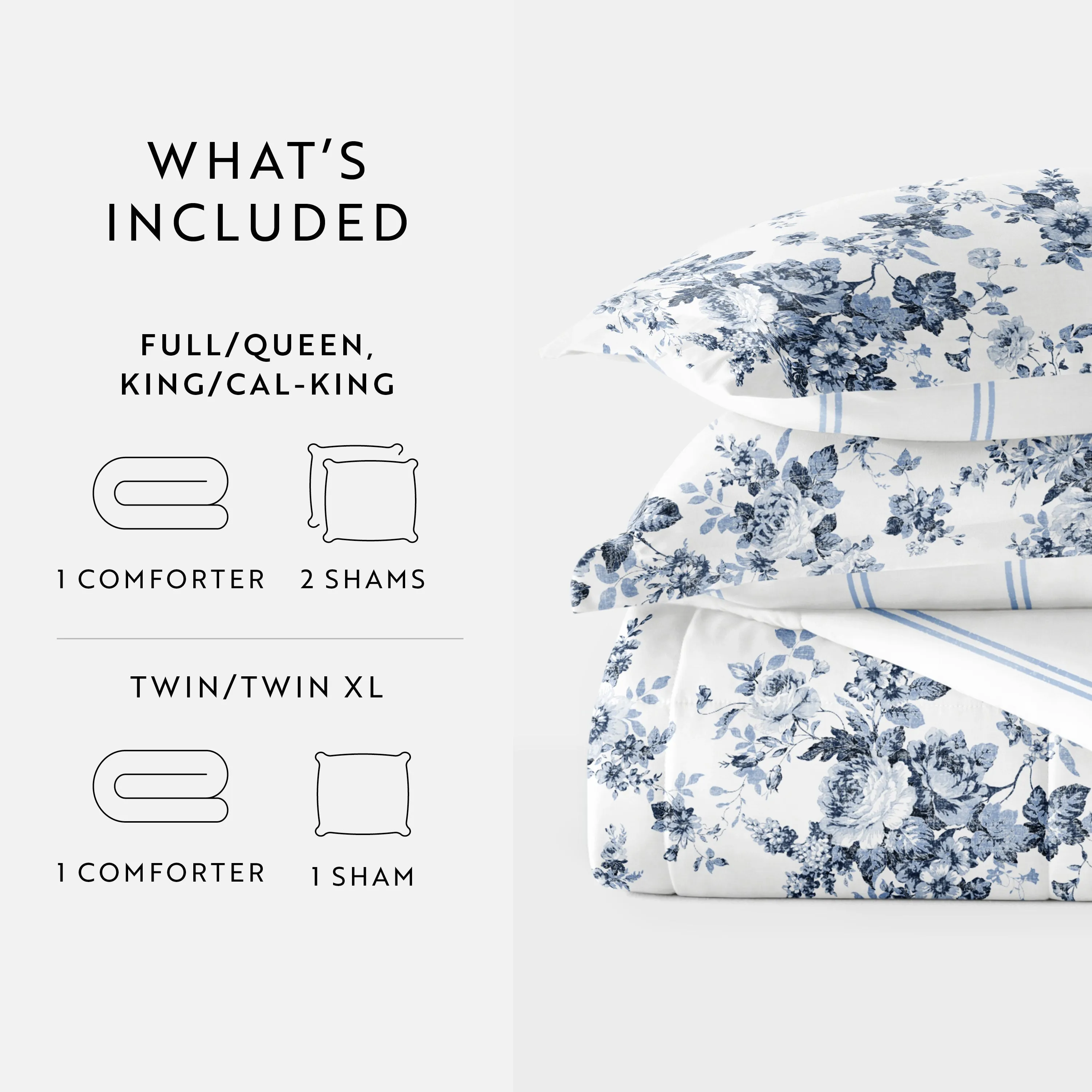 Sale - Patterned Down-Alternative Comforter Set