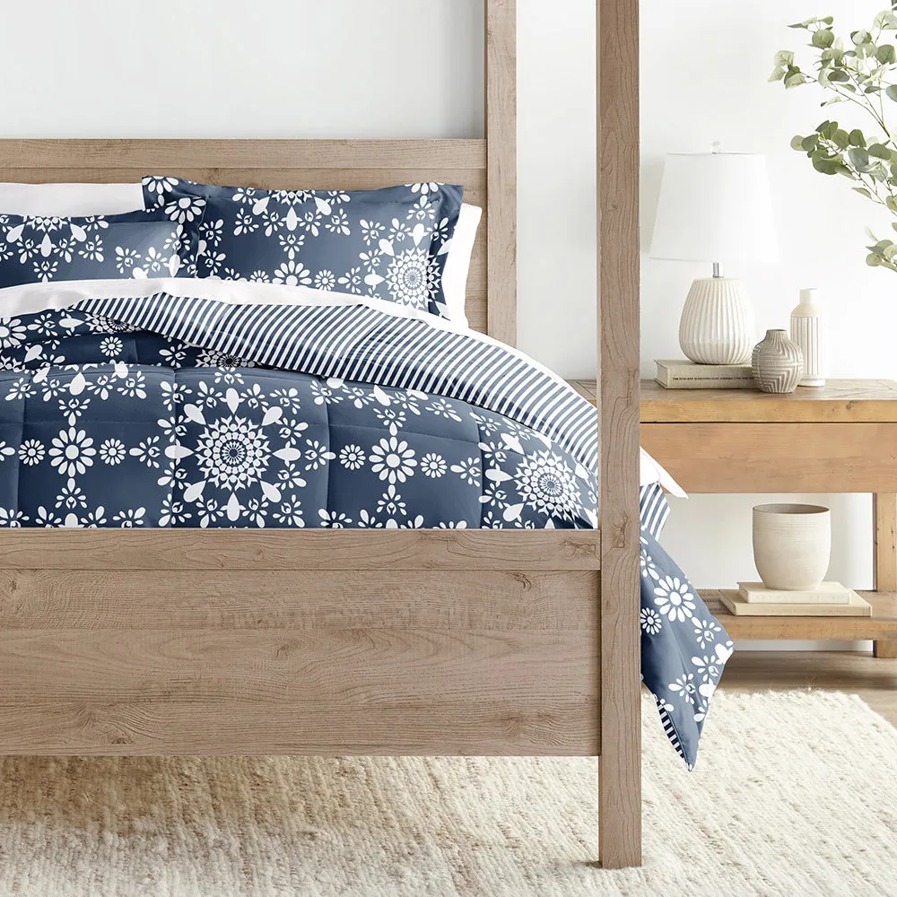 Sale - Patterned Down-Alternative Comforter Set