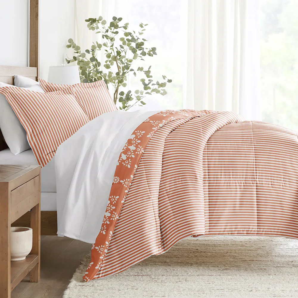 Sale - Patterned Down-Alternative Comforter Set