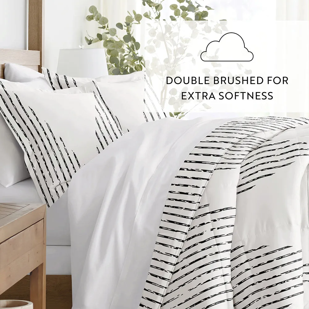 Sale - Patterned Down-Alternative Comforter Set