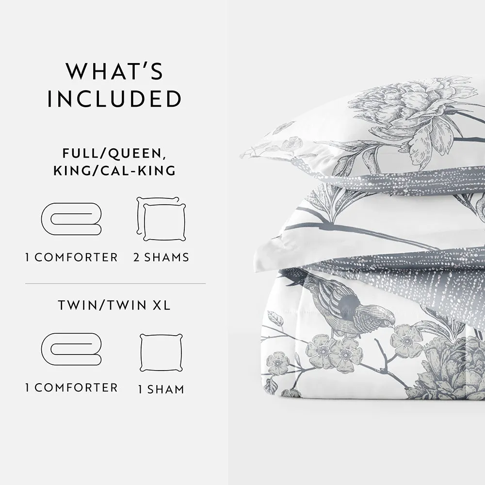 Sale - Patterned Down-Alternative Comforter Set