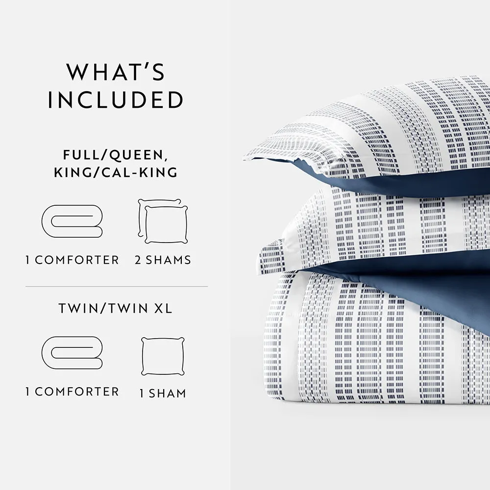 Sale - Patterned Down-Alternative Comforter Set