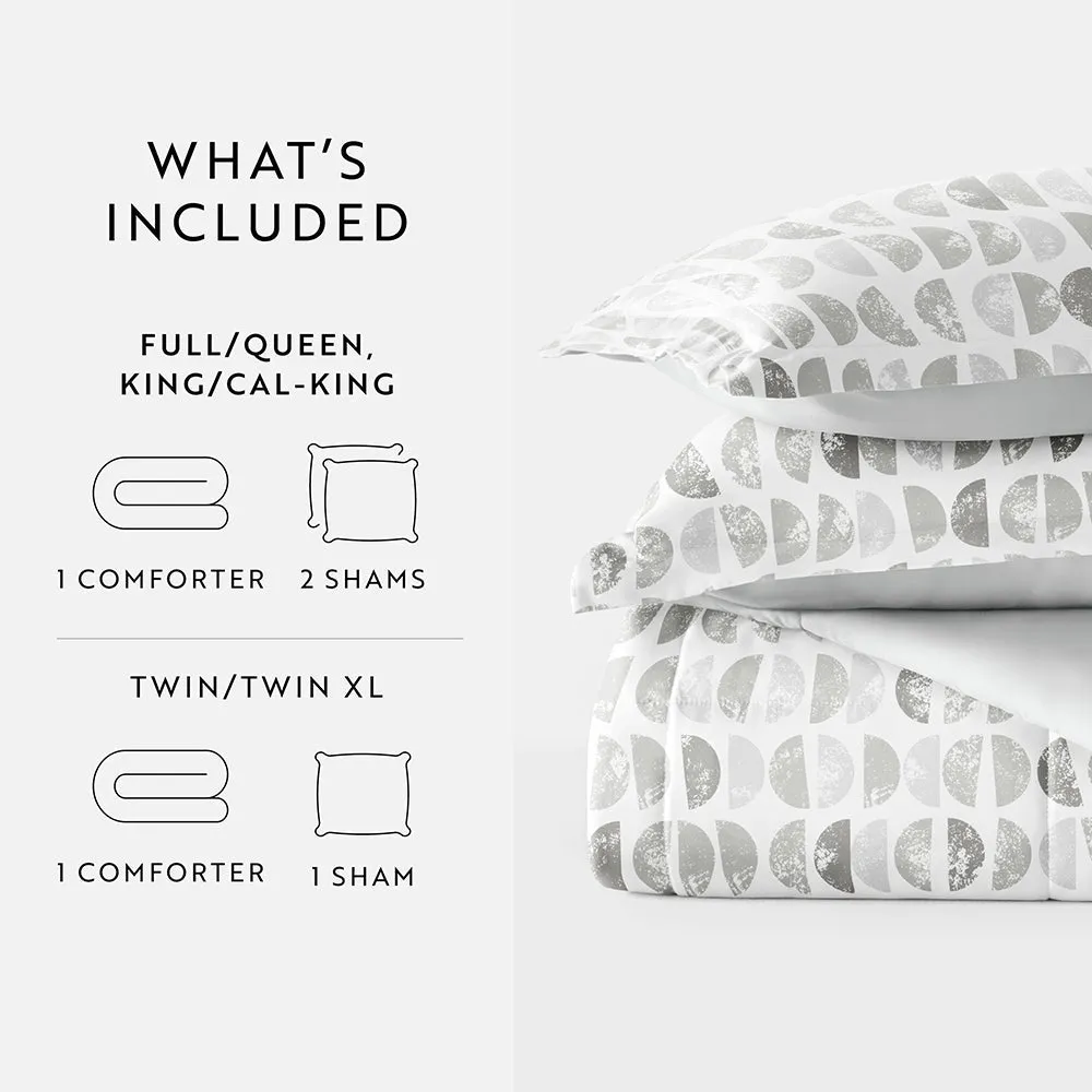 Sale - Patterned Down-Alternative Comforter Set