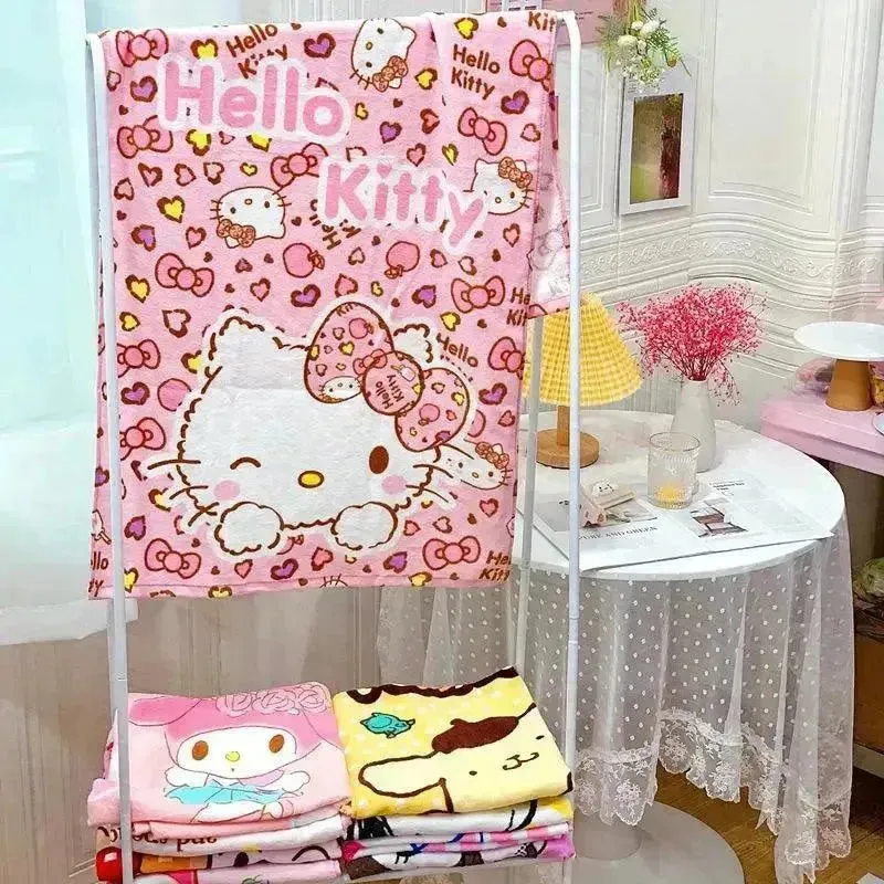 Sanrio Hello Kitty My Melody Big Wrapping Bath Towel