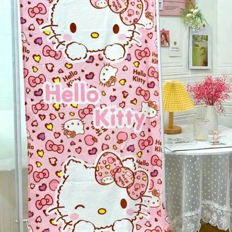 Sanrio Hello Kitty My Melody Big Wrapping Bath Towel