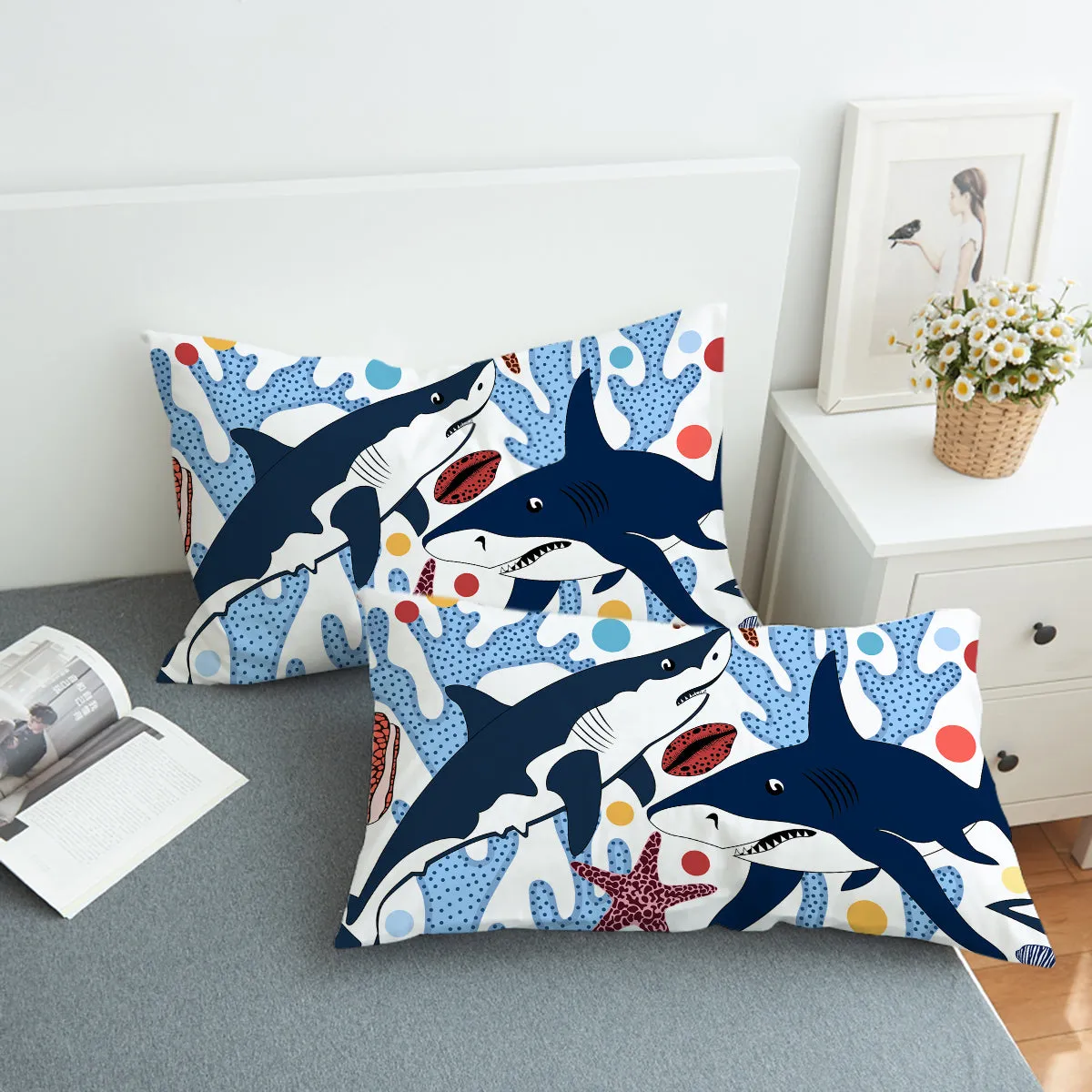 Sassy Sharks Comforter Set