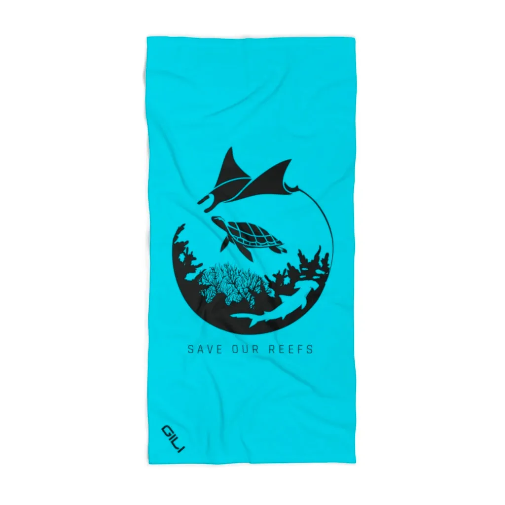 Save our Reefs Beach Towel