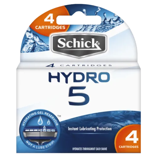 Schick Hydro 5 Blade Refills 4 Cartridges