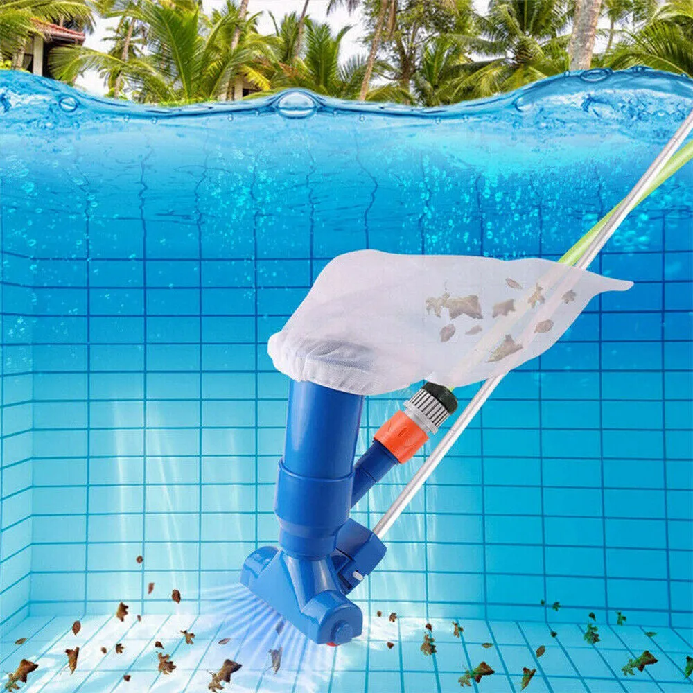 Swimming Pool and Spa Pond Fountain Vacuum Brush Cleaner