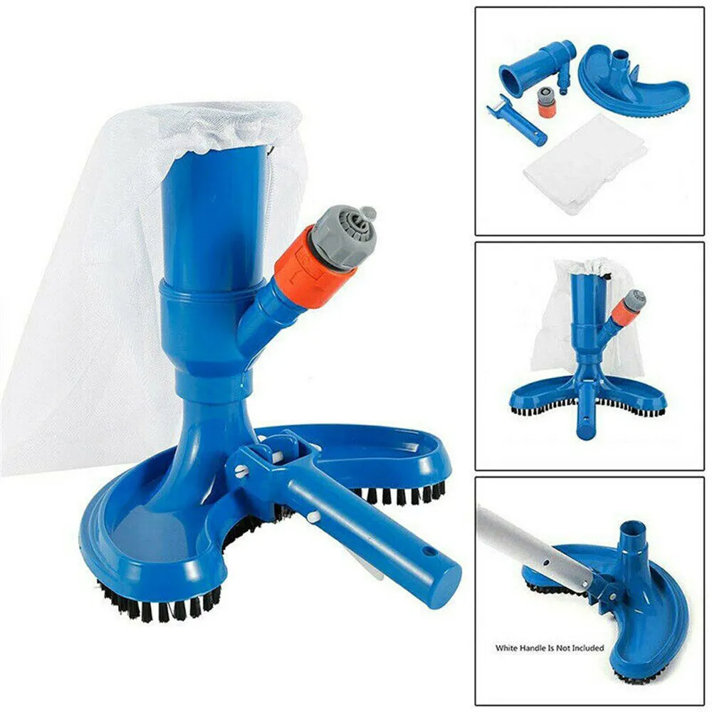 Swimming Pool and Spa Pond Fountain Vacuum Brush Cleaner