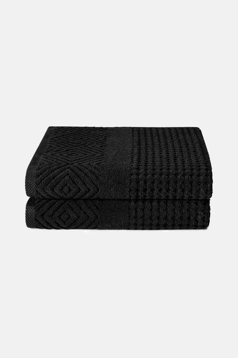 Texere 100% Organic Cotton Diamond Jacquard Towel Set