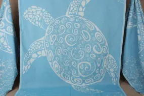 The Original Turquoise Turkish Turtle Beach Towel