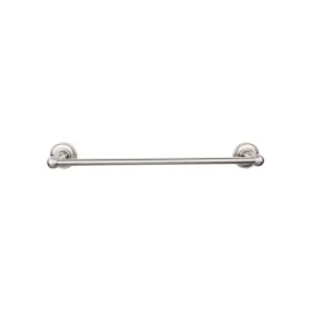 Top Knobs ED10BSNA Edwardian Bath Towel Bar 30 In. Single - Beaded Bplate Brushed Satin Nickel