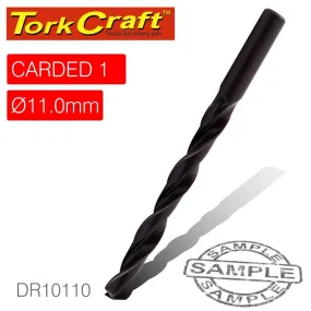 TORK CRAFT DRILL BIT HSS STANDARD 11.0MM 1/CARD DR10110