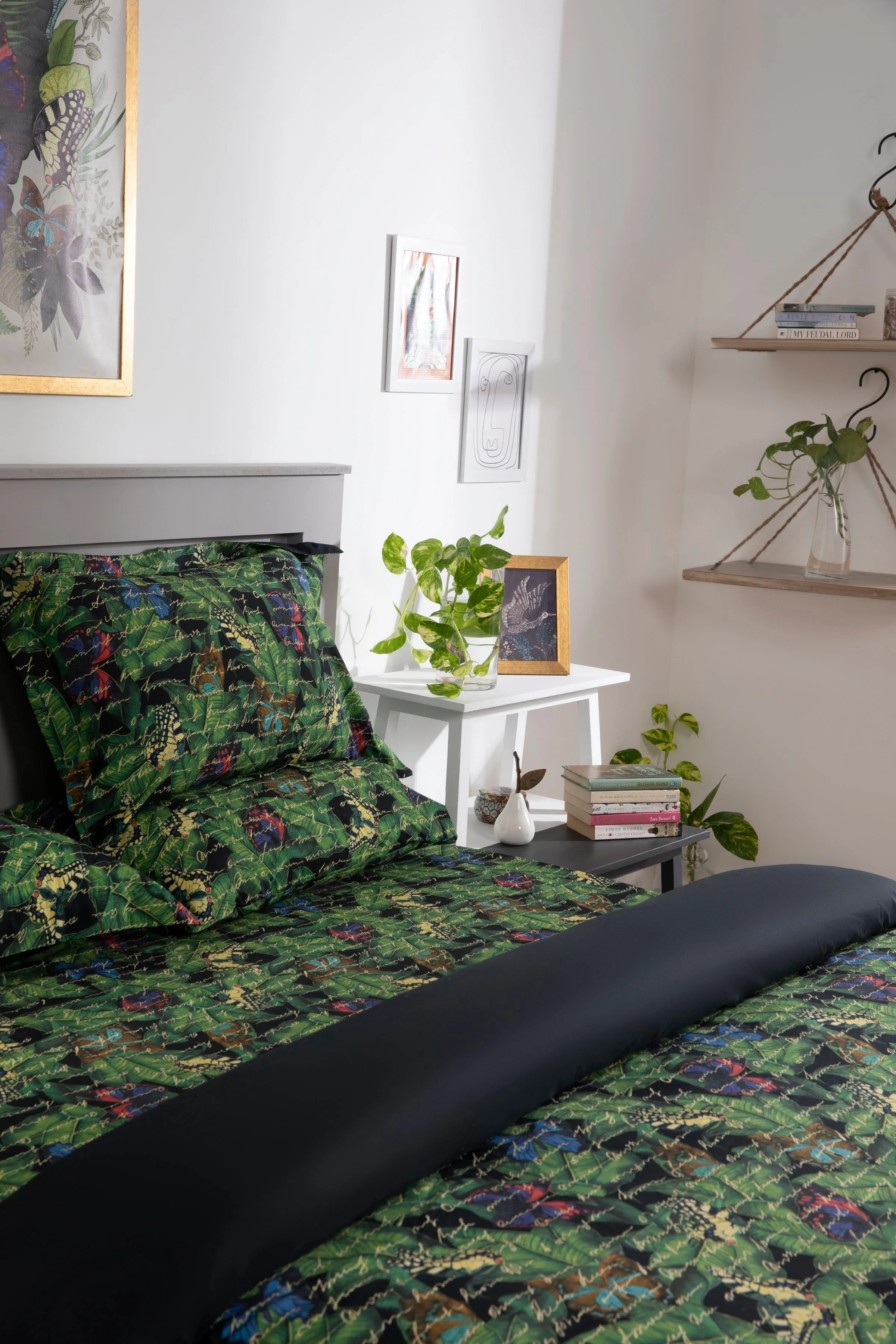 Tropical Leaves-Quilt Cover