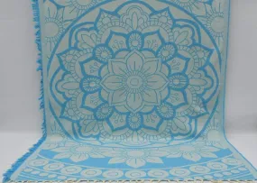 Turquoise Mandala 100% Cotton Towel