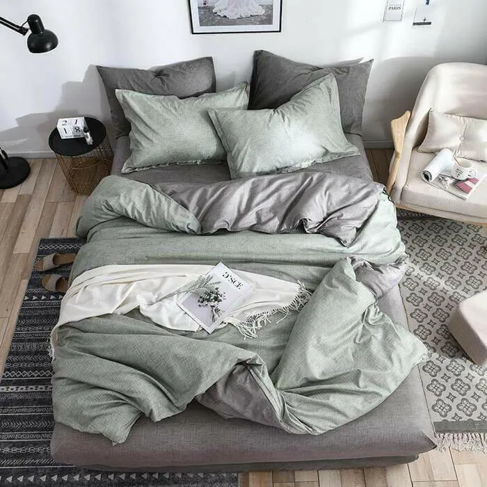 Two Tone DUVET Cover Set