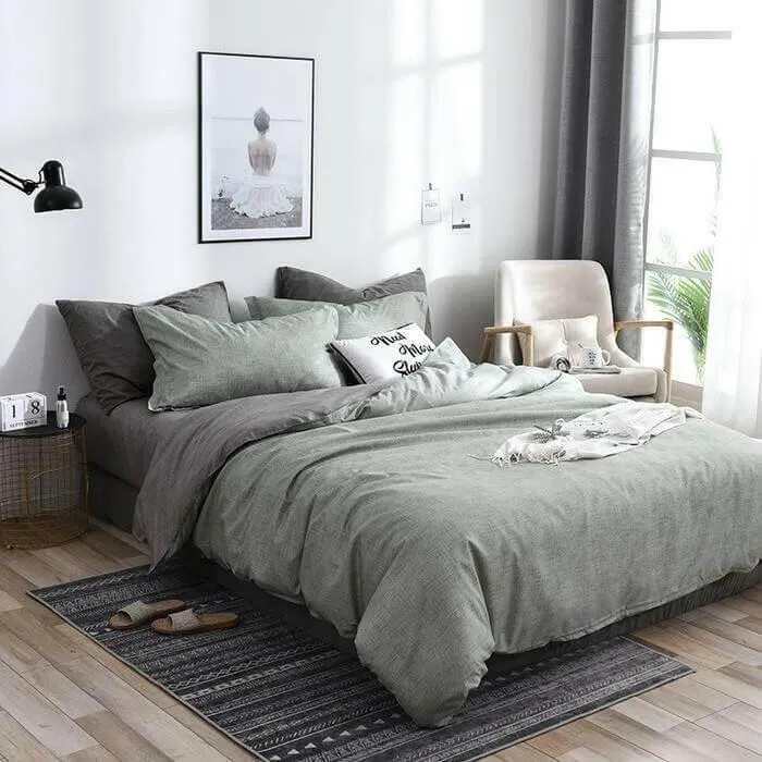 Two Tone DUVET Cover Set