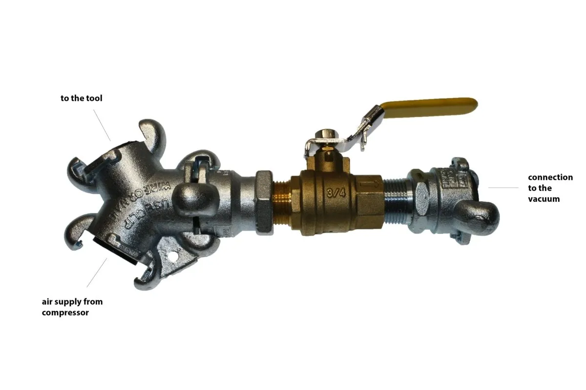 TX-DCS-KIT - Kit For Connecting Tool & Vacuum To One Air Line