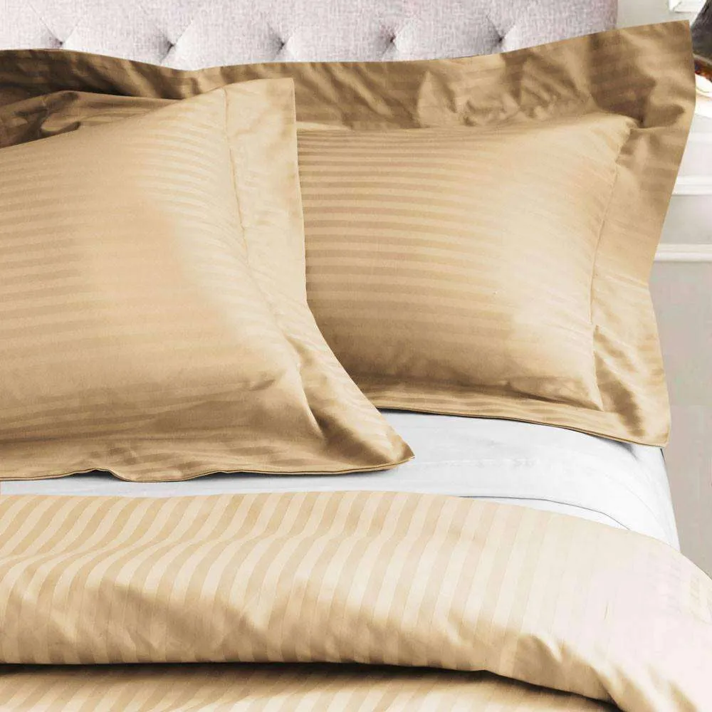 Valentino Striped Egyptian Cotton Duvet Cover 1200 Thread Count