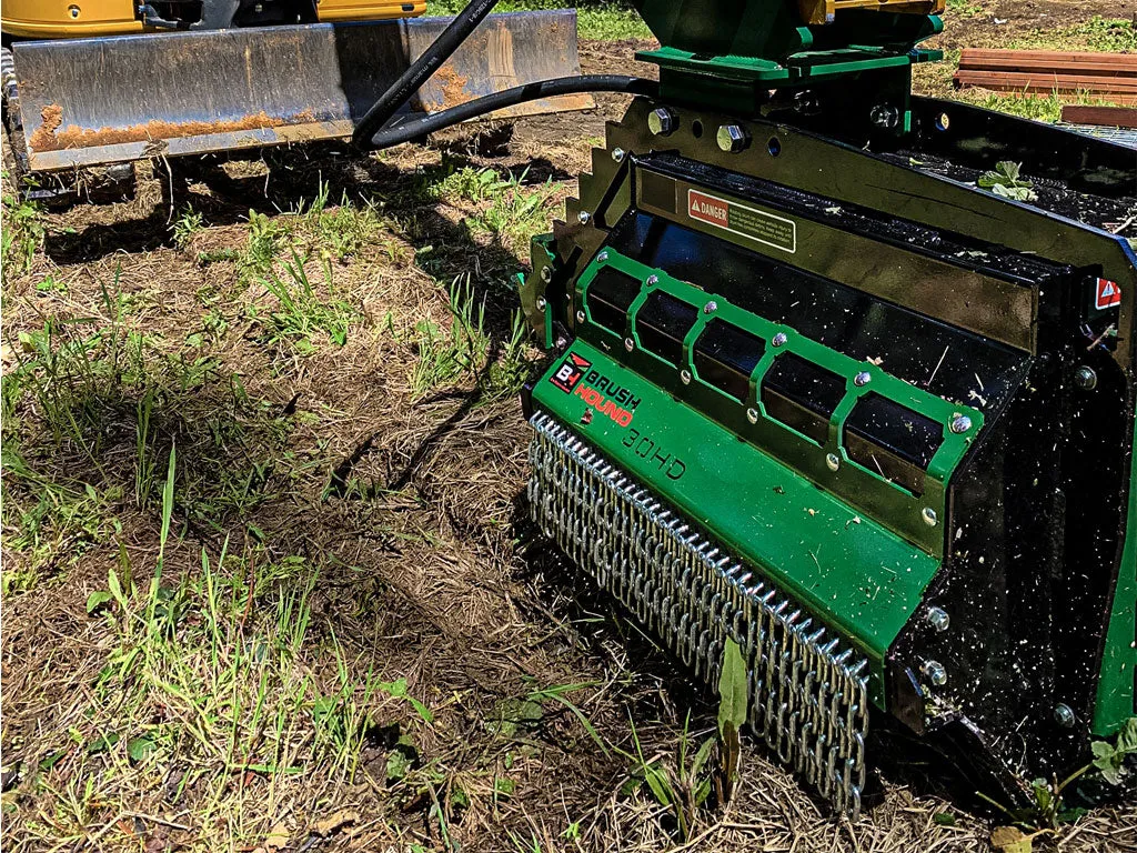 VALLEY TOOL MFG BRUSH HOUND 30EX-HD heavy duty flail mulcher 10000 - 16000 lbs. excavators