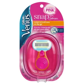 Venus Snap with Embrace Cosmo Pink Women's Razor