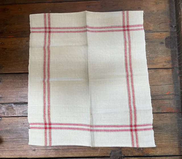 Vintage European Linen Tea Towel  #6638