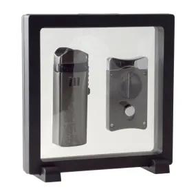 Visol Gunmetal Denali & Wedge V Lighter Cutter Gift Set