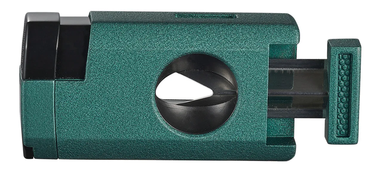 Visol Kamet V Cutter Green Triple Torch Cigar Lighter