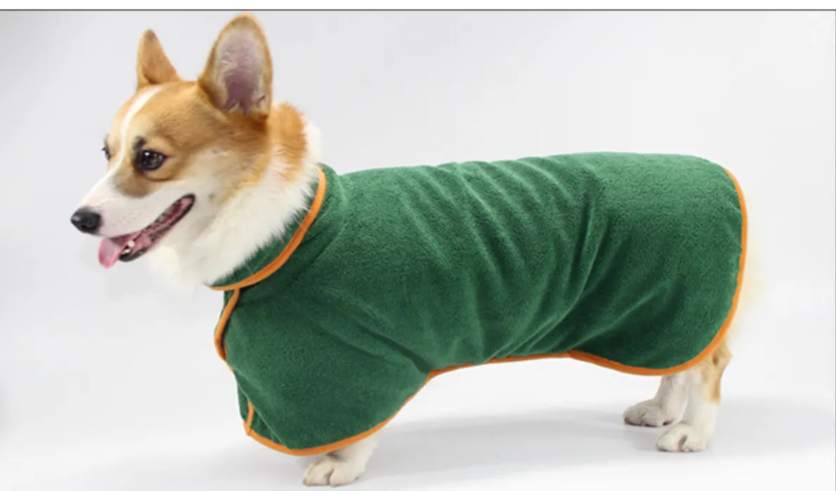 Warm Absorbent Bath Robe for Dogs and Cats