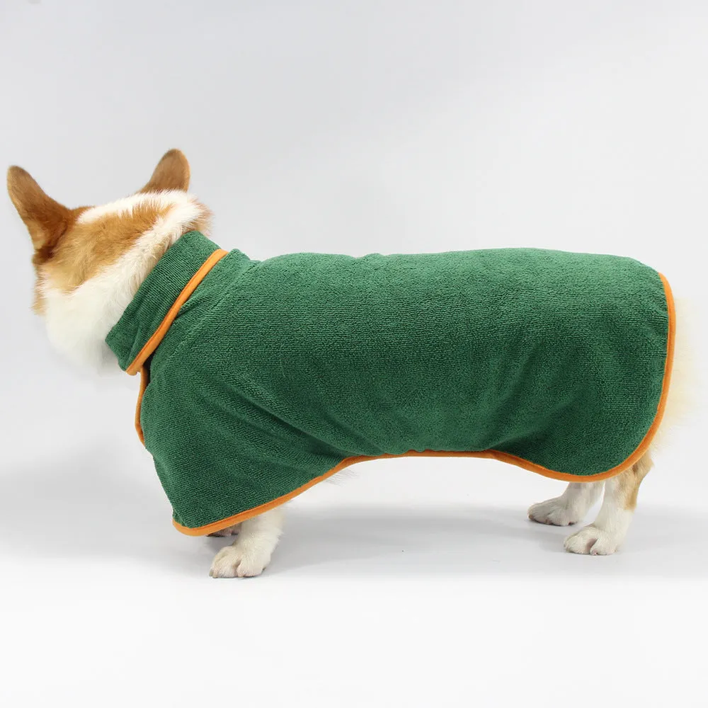 Warm Absorbent Bath Robe for Dogs and Cats