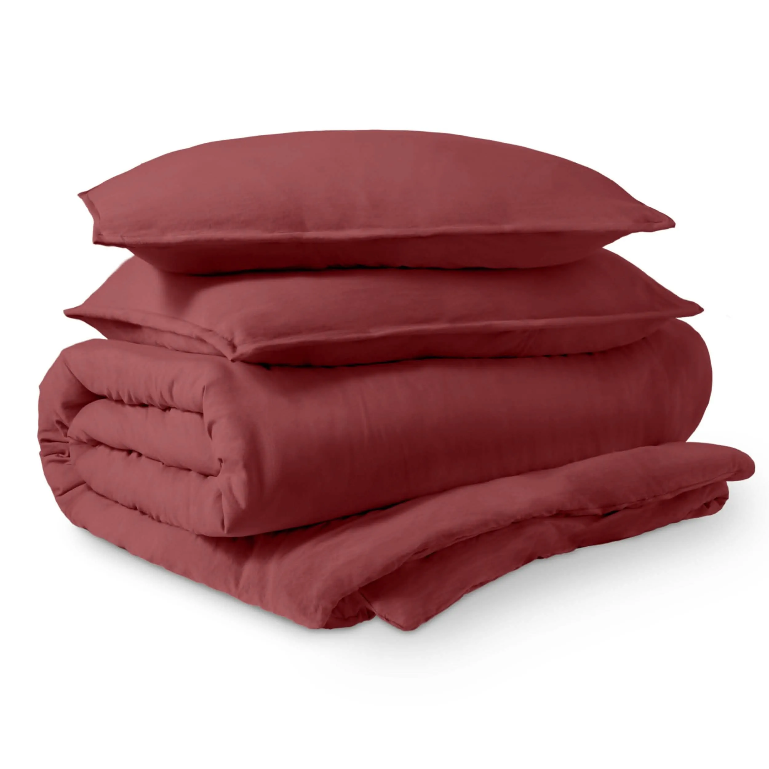 Washed Microfiber Duvet Cover & Sham Set