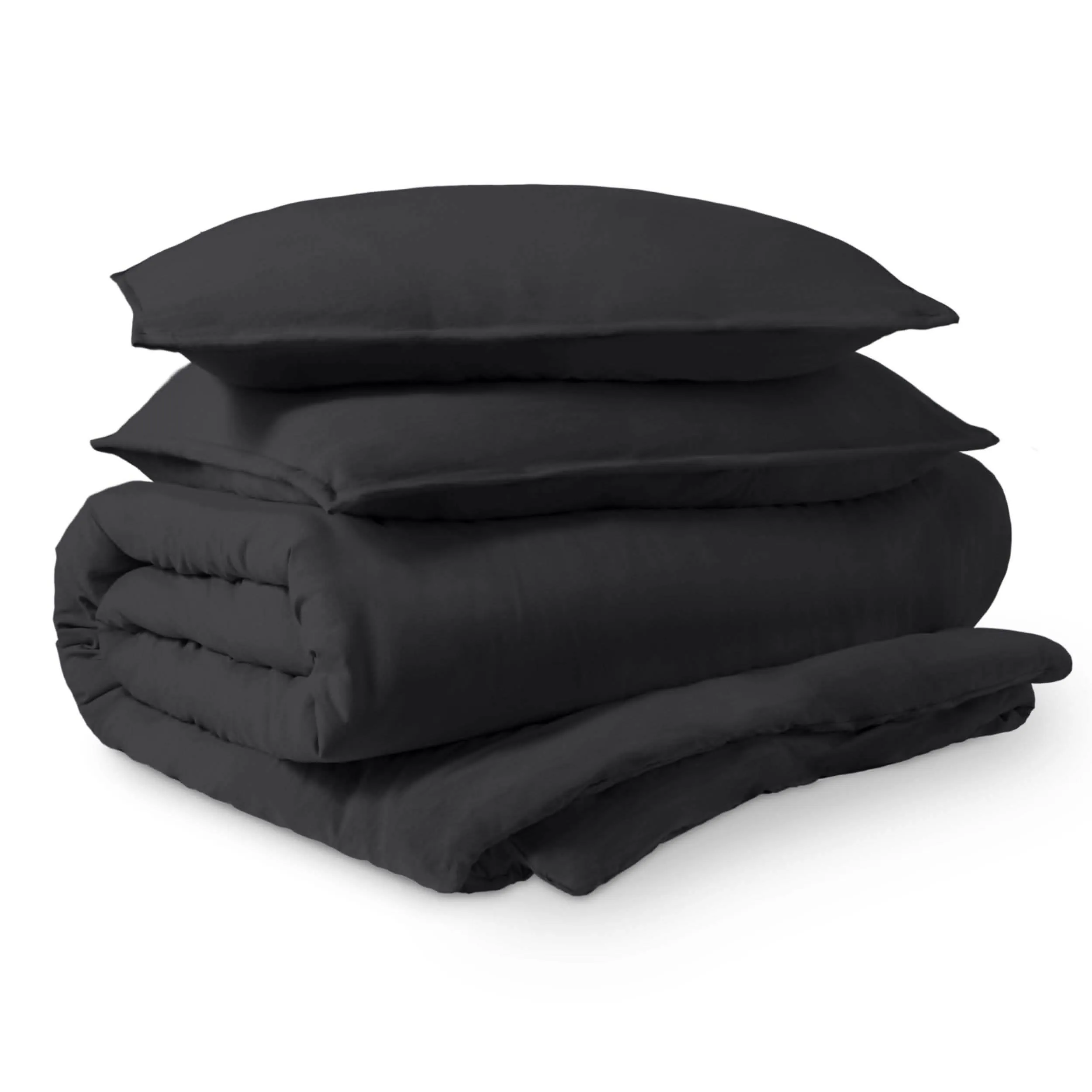 Washed Microfiber Duvet Cover & Sham Set