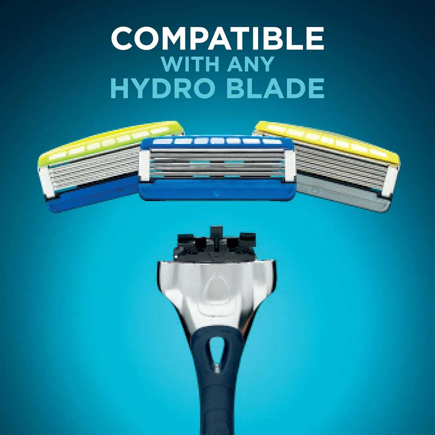 Wilkinson Sword Hydro 5 Men's Razor with 8 Carbon-Coated Blades, Hydrating Gel, & Precision Trimmer