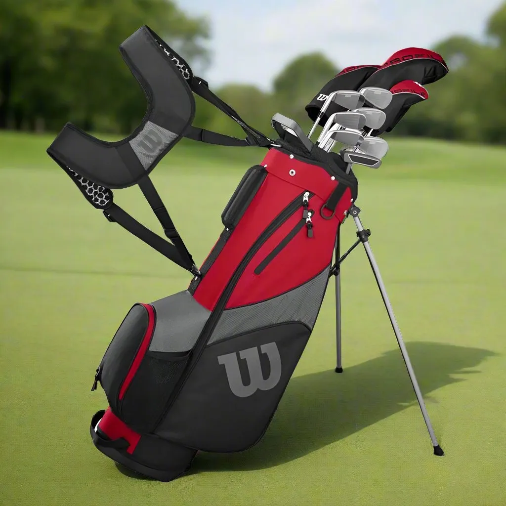 Wilson Prostaff SGI 10-Piece Stand Bag Package Set - Steel