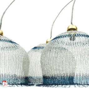 Wire crochet lampshades, PDF pattern tutorial by Yoola