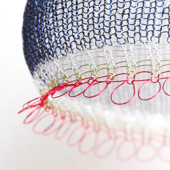 Wire crochet lampshades, PDF pattern tutorial by Yoola